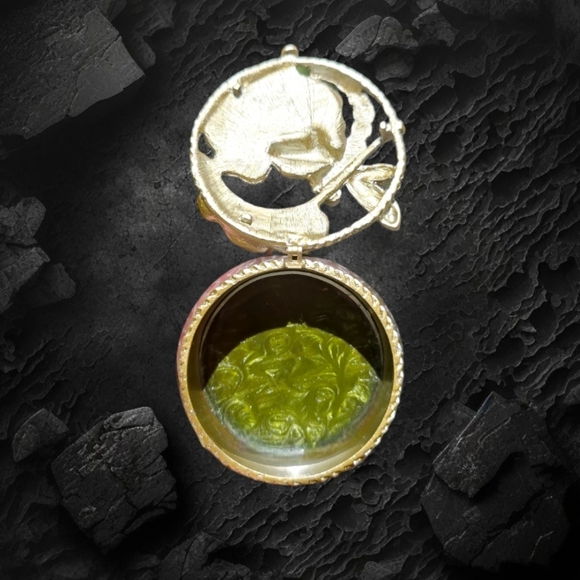 Jeweled Dragonfly Box - Ashleigh Manor - Pewter Enameled Box - Enameled Jeweled - Picture 3 of 5